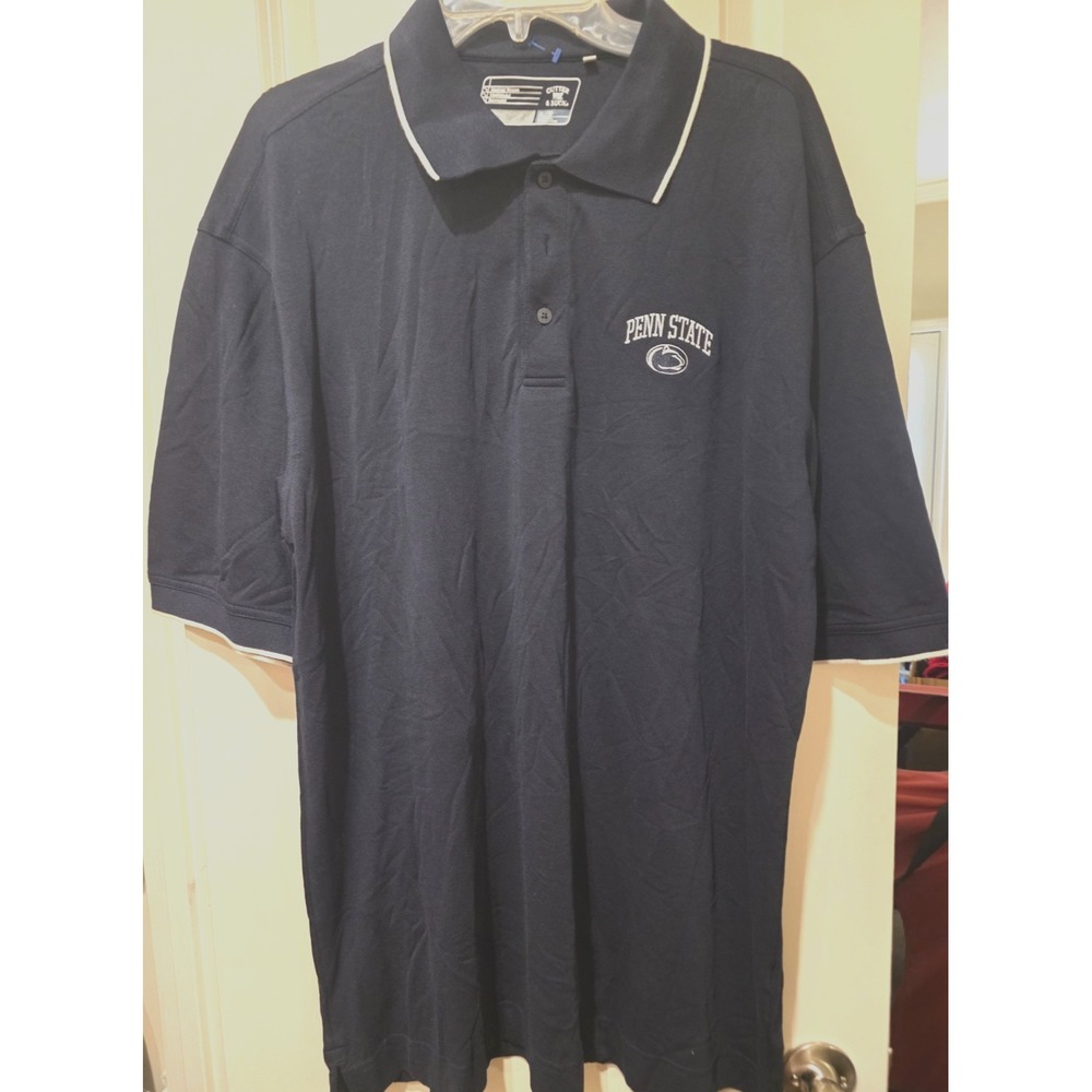 Penn State Nittany Lions Polo Shirt Cutter & Buck Men's Dry Tec SZ XL #
